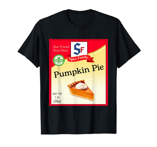 Pumpkin Pie Condiment Costume Holiday Spice Costumes T-Shirt