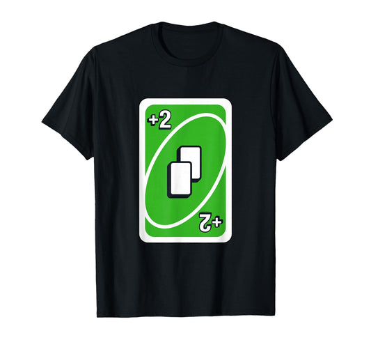 UNO - Green Draw Two Card T-Shirt