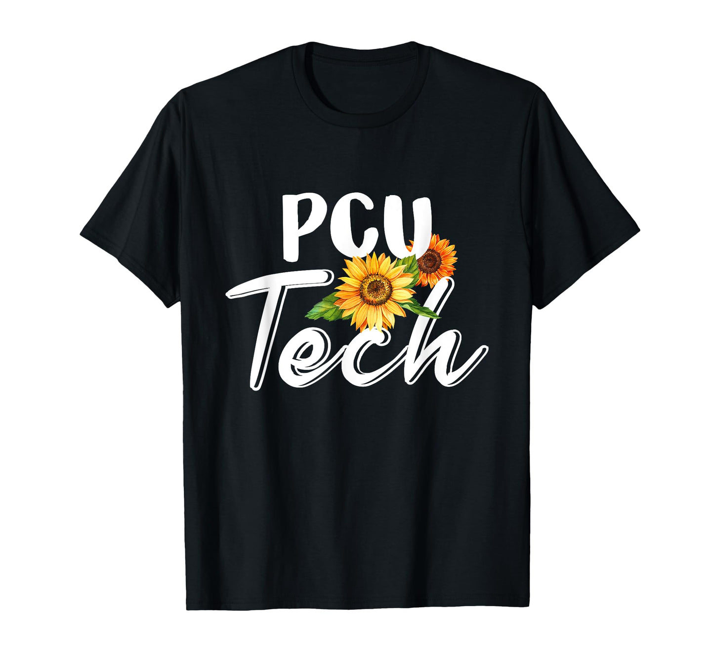 Cute PCU Tech With Sunflower Vintage T-Shirt