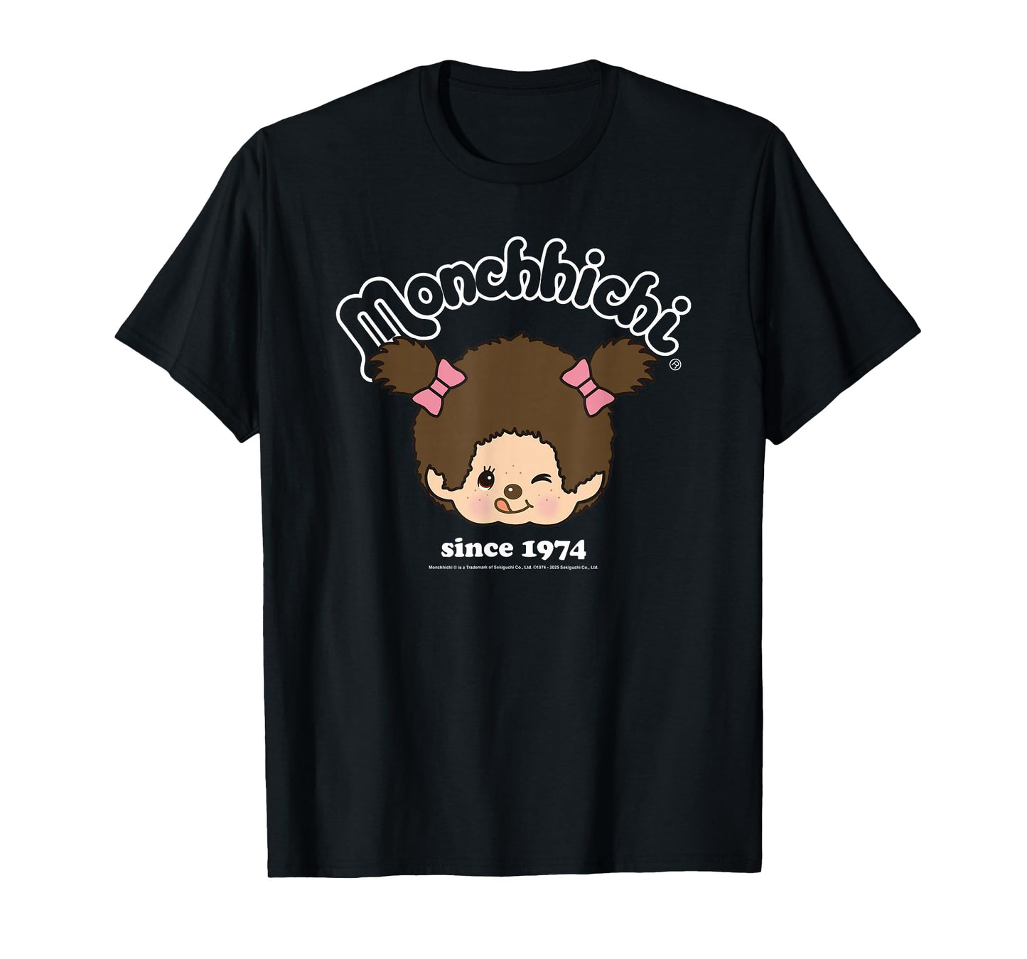 Monchhichi Since 1974 Happy Little Fluffy Girl T-Shirt