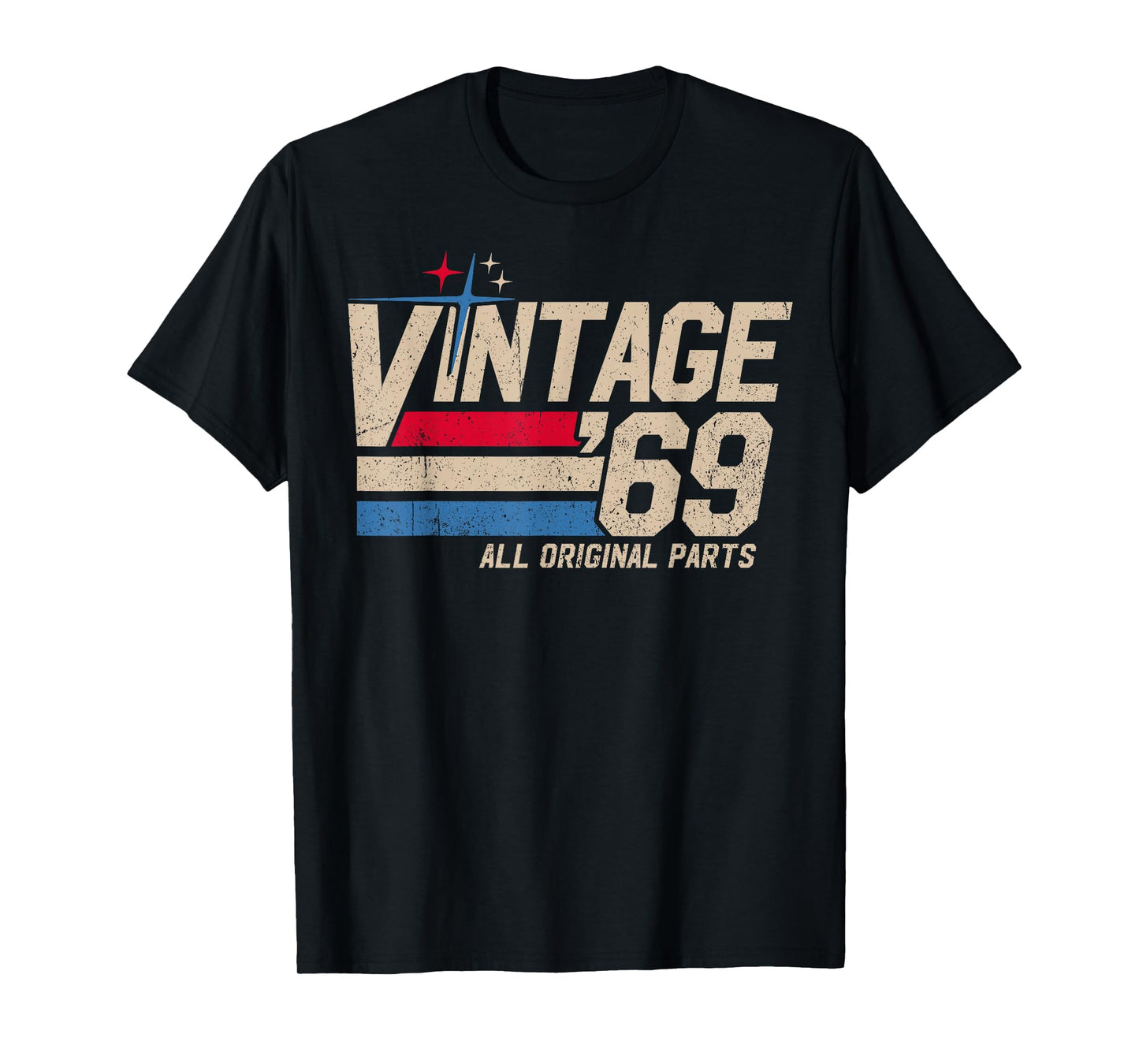 Vintage '69 Retro 56th Birthday for Men Dad USA Since 1969 T-Shirt