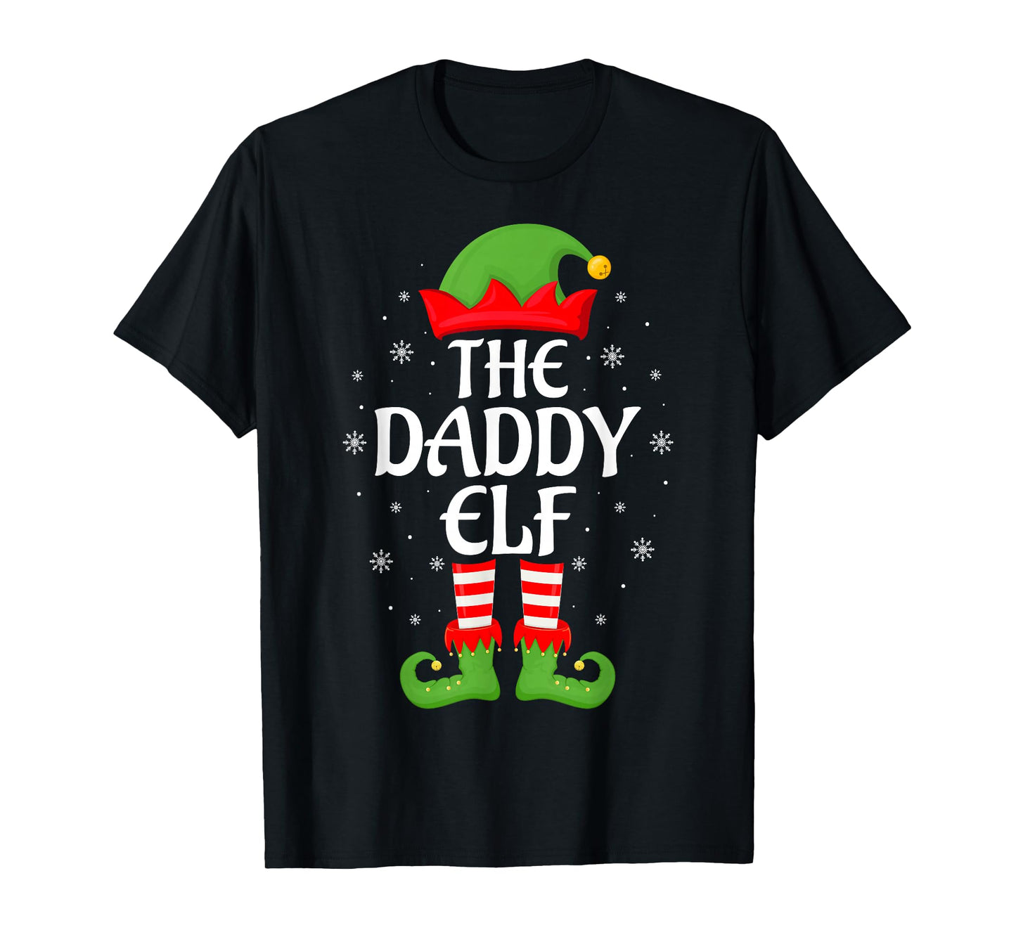 Daddy Elf Xmas Family Matching Elf Squad Christmas T-Shirt