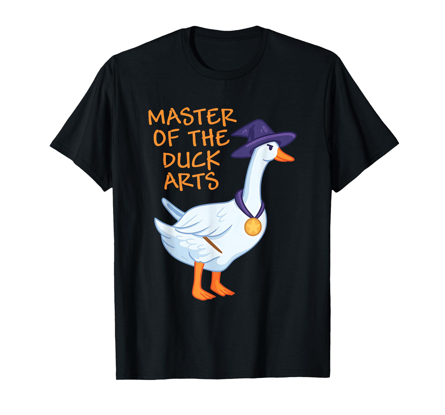 Master of The Duck Arts Silly Goose Witchy Halloween Quote T-Shirt