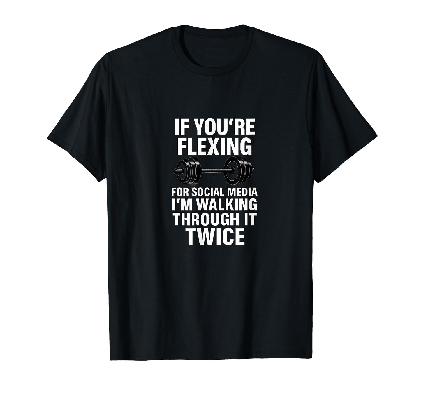 Funny Gym Flexing Workout Bodybuilding T-Shirt