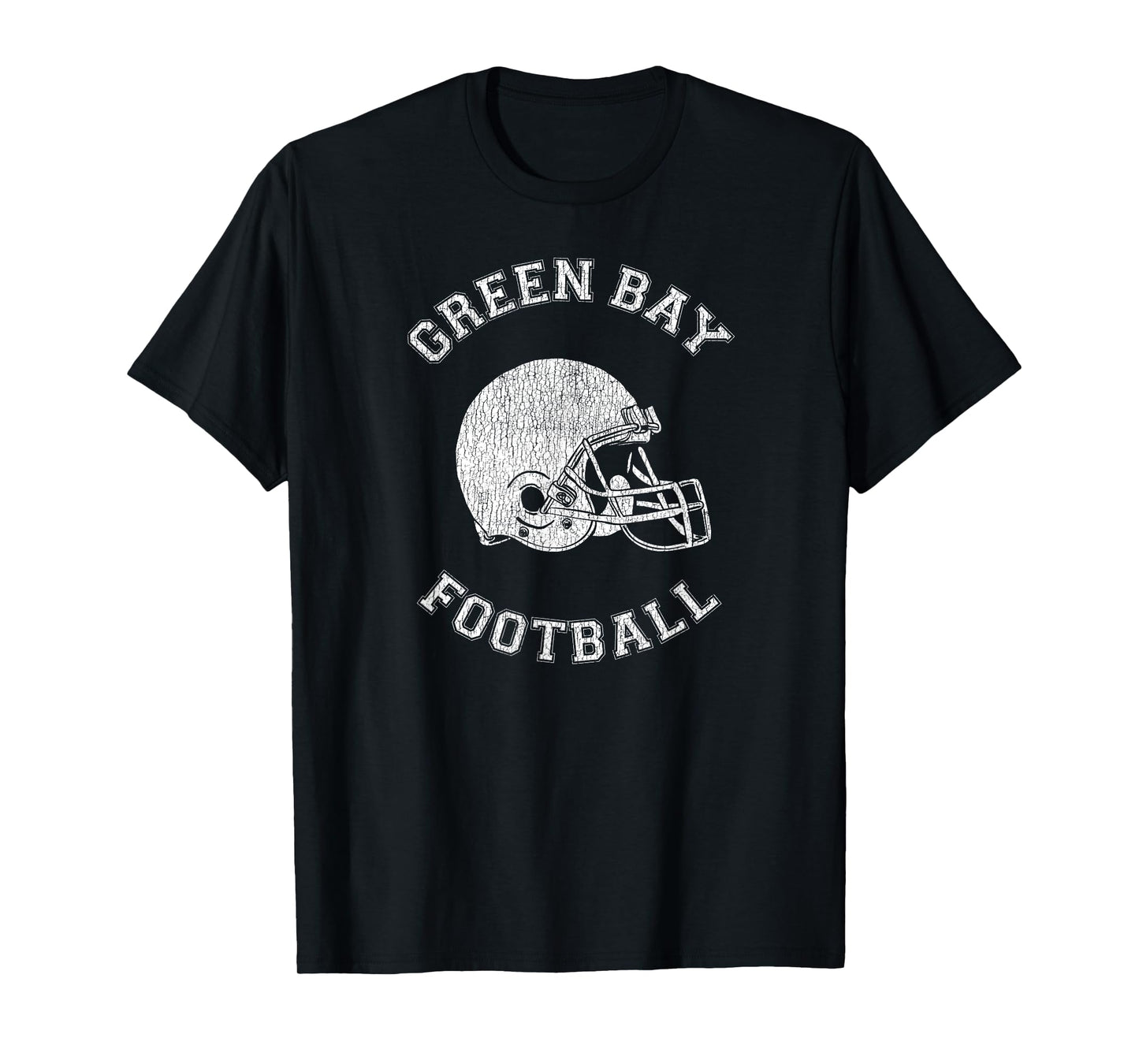 Green Bay Football Distressed 1980's Retro P.E.Dept Style T-Shirt