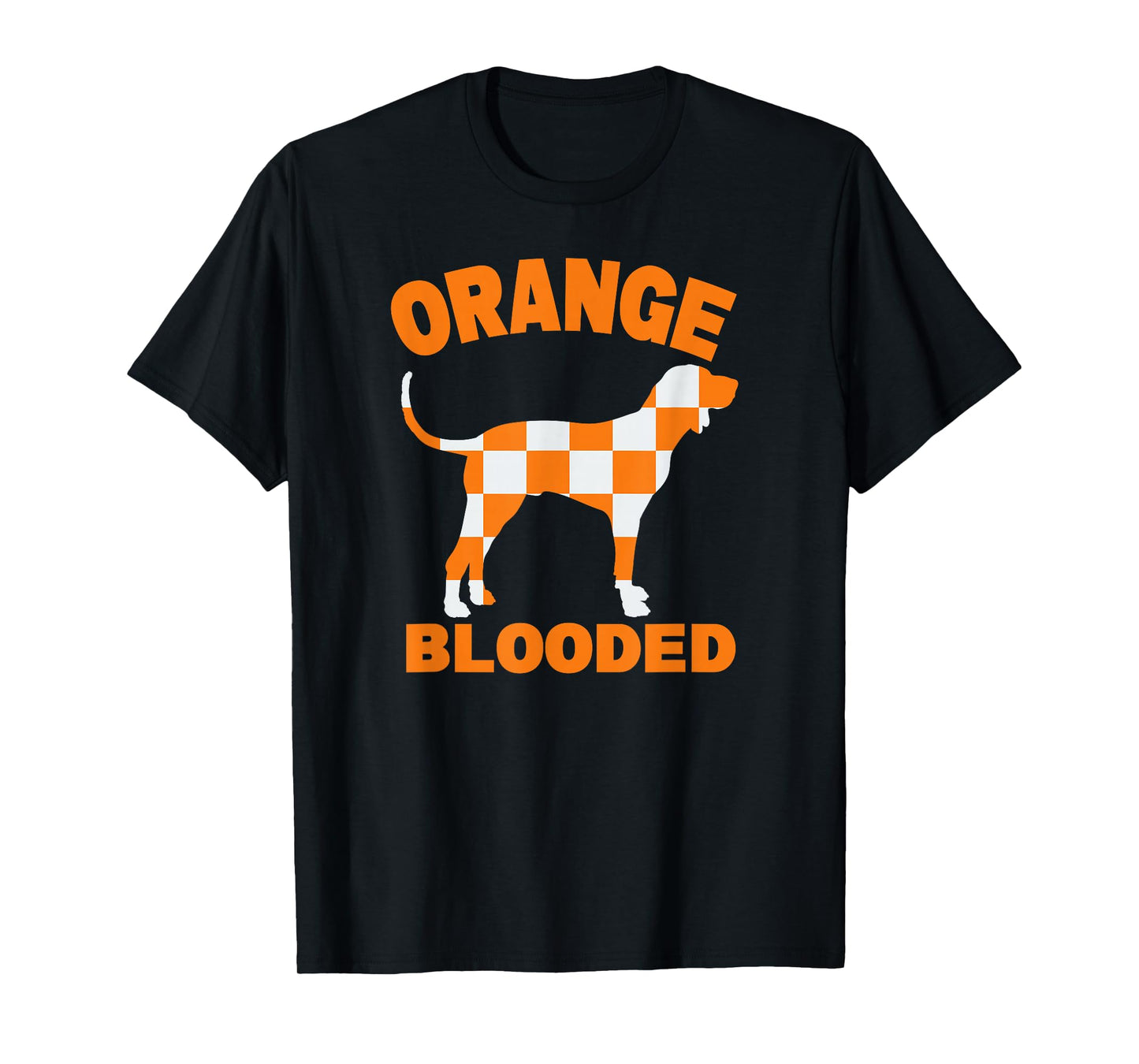 Orange Blooded Tennessee TN State Pride Hound Native Home T-Shirt