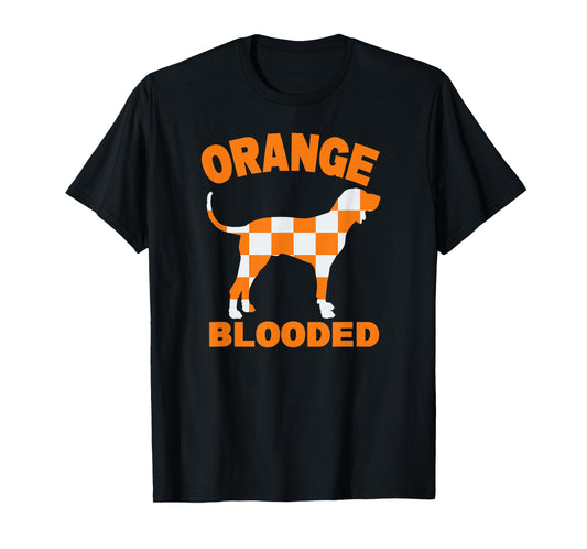 Orange Blooded Tennessee TN State Pride Hound Native Home T-Shirt