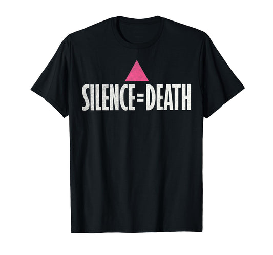 LGBT Rights Shirt Silence Death Vintage Month LGBT Pride T-Shirt