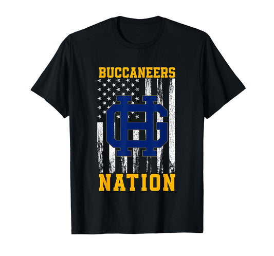 Grand Haven Buccaneers Logo Nation HS T-Shirt