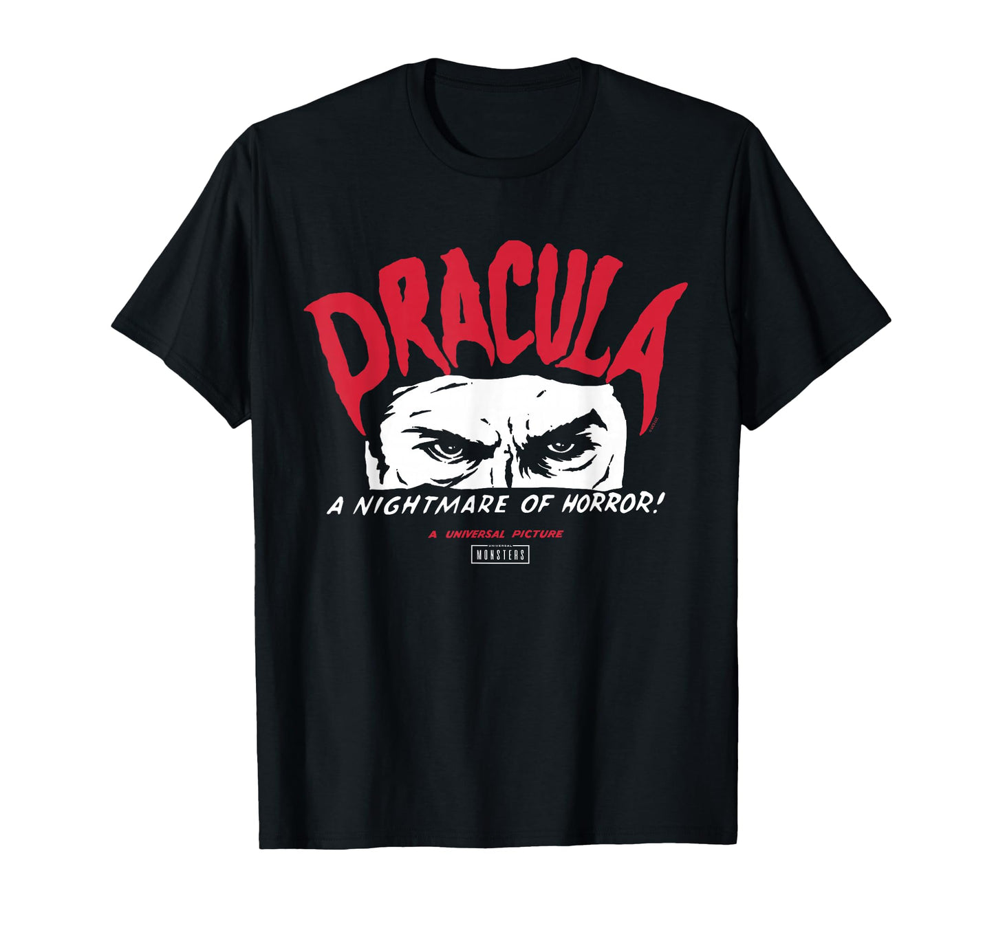 Universal Monsters Dracula A Nightmare of Horror T-Shirt