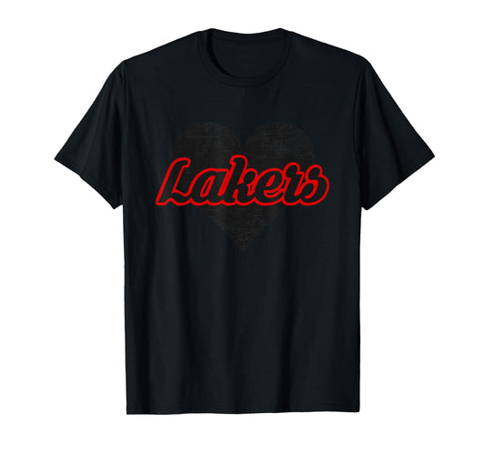 Indian Lake Lakers Over Heart T-Shirt
