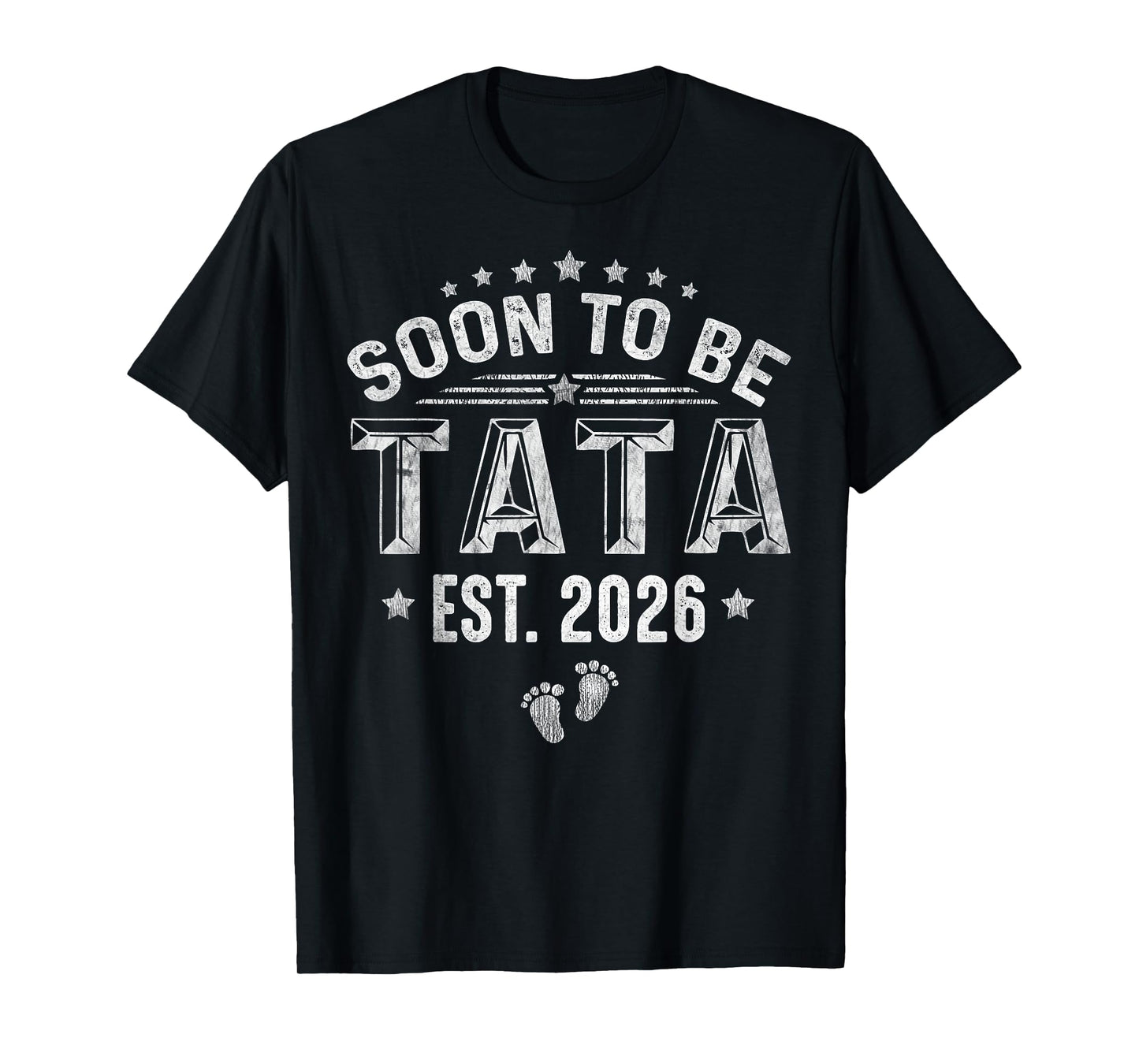 Soon To Be Tata est.2026 Father's Day Promoted To Tata T-Shirt