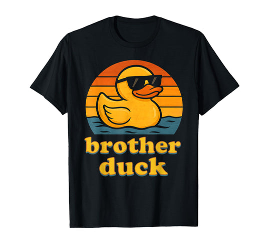 Brother Duck Rubber Duck Vintage Rubber Duckie Birthday Boys T-Shirt
