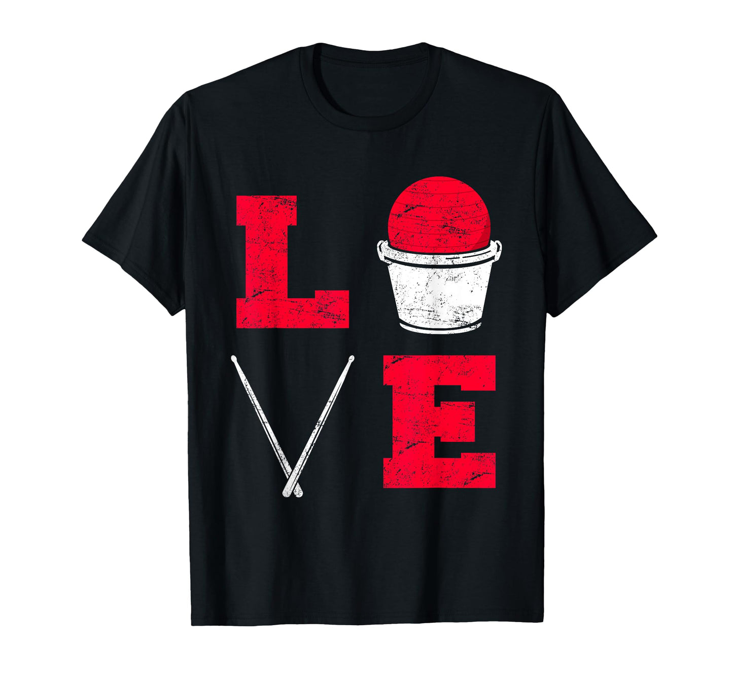 Cardio Drumming Love Fitness Class Gym Workout Exercise T-Shirt