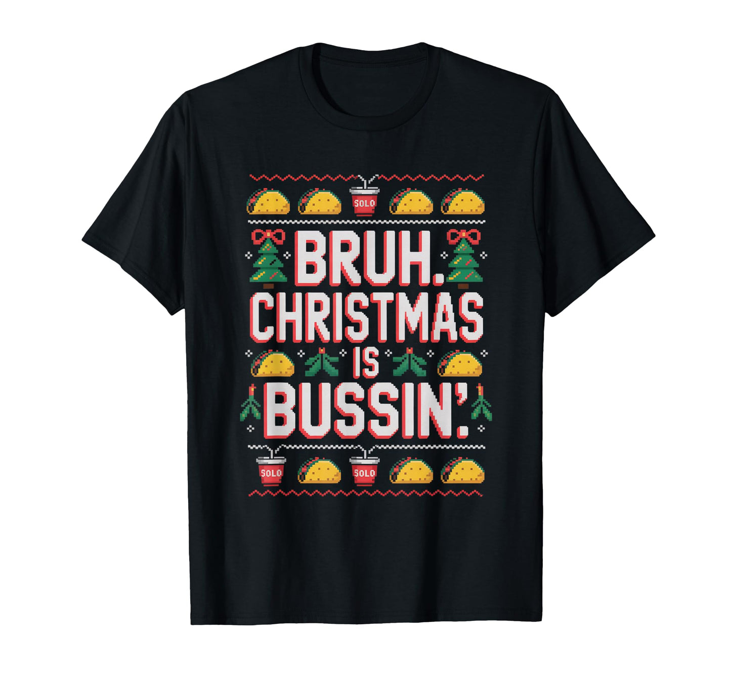 Funny Gen Alpha Gen Z Slang Funny Christmas Sweater T-Shirt