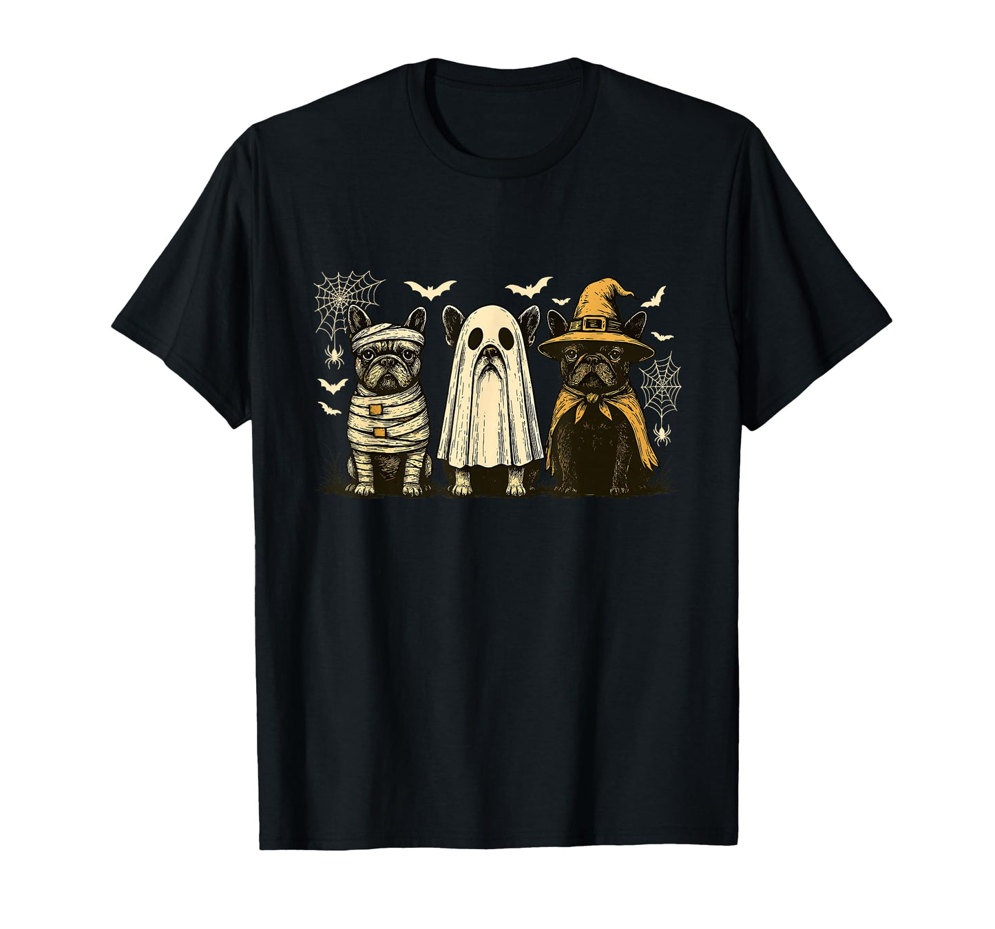 Mummy French Bulldog Halloween French Bulldog Witch Dog Mom T-Shirt