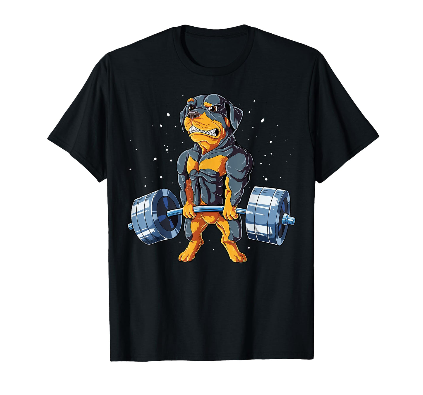 Rottweiler Weightlifting Funny Deadlift Men Fitness Gym Gift T-Shirt