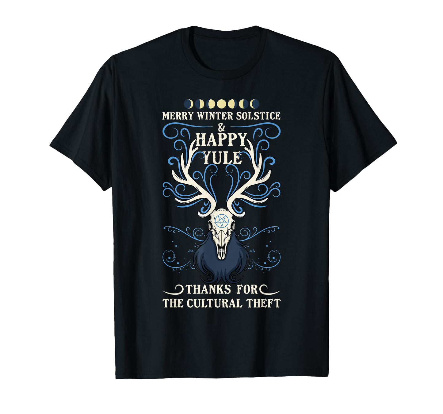 Merry Winter Solstice Happy Yule Yuletide Season Christmas T-Shirt