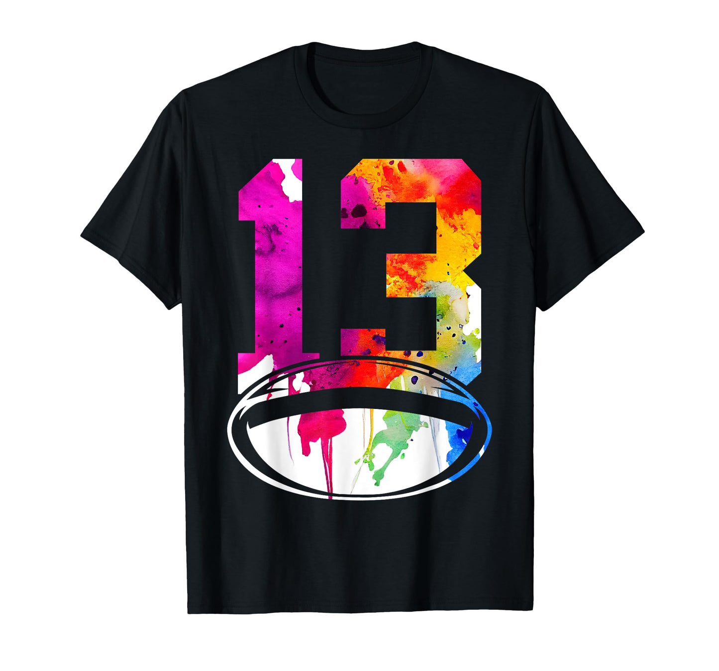 NUMBER 13 RUGBY 13TH BIRTHDAY T-Shirt