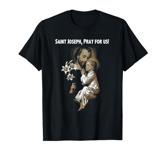Vintage St Joseph shirt Father of Jesus Saint t-shirt T-Shirt