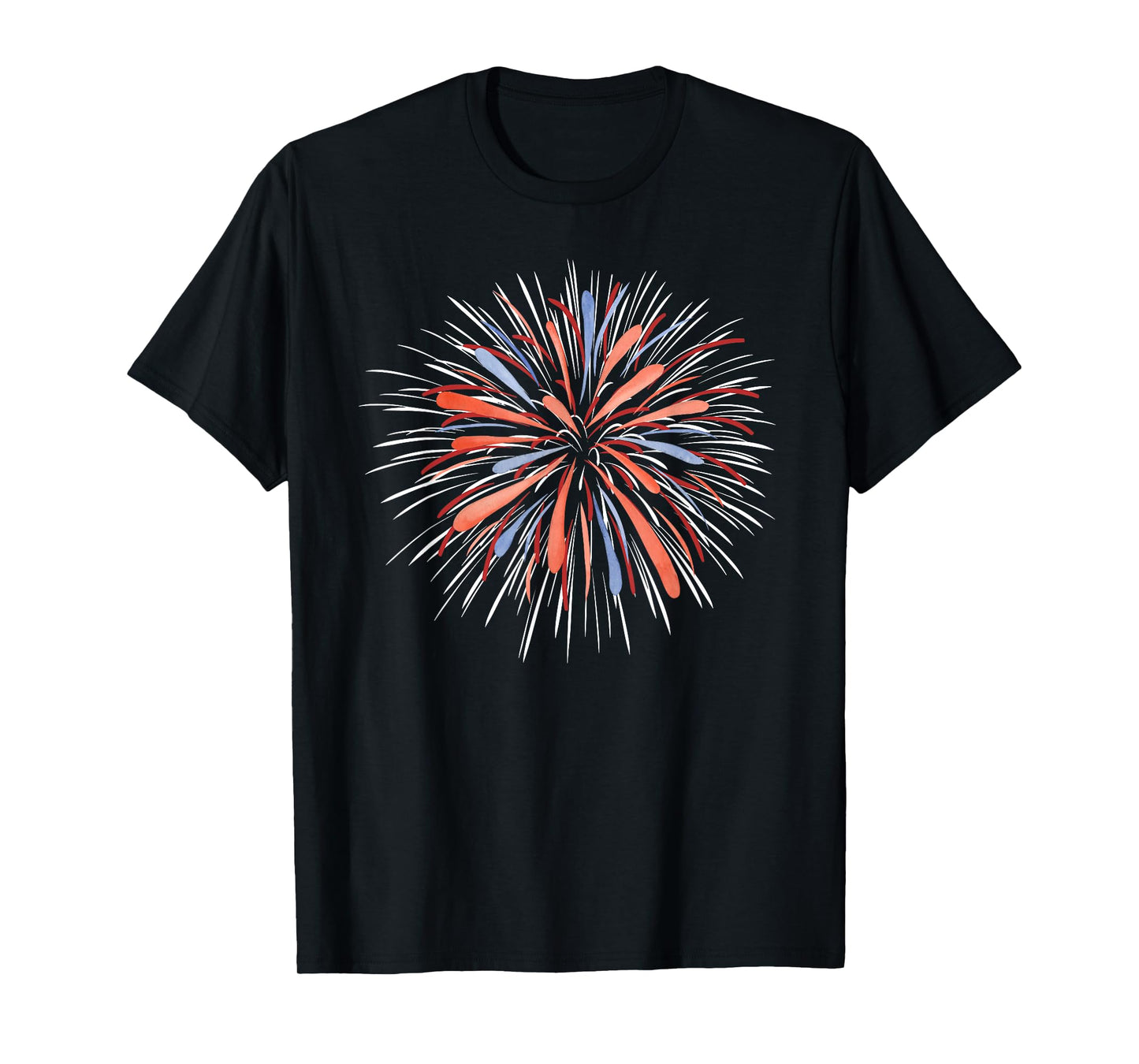 Fireworks Watercolor T-Shirt