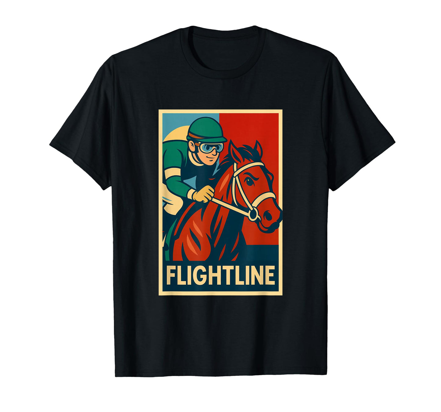 Flightline Horse, Horse Racing, Del Mar, Santa Anita, Horse T-Shirt