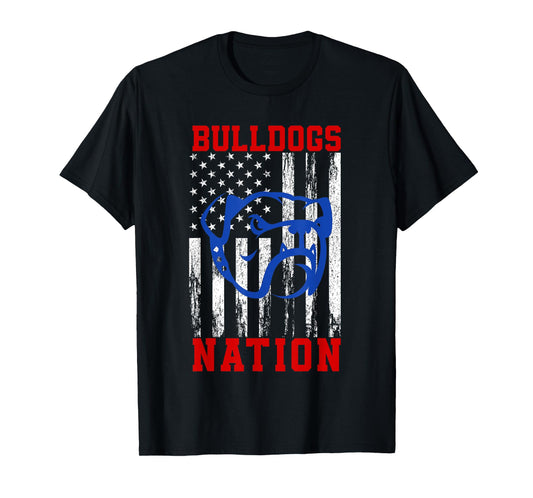 Folsom Bulldogs Logo Nation HS T-Shirt