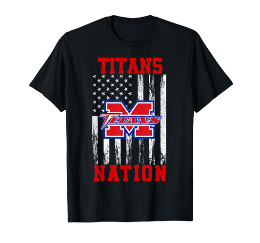 Mercer County Titans Logo Nation HS T-Shirt