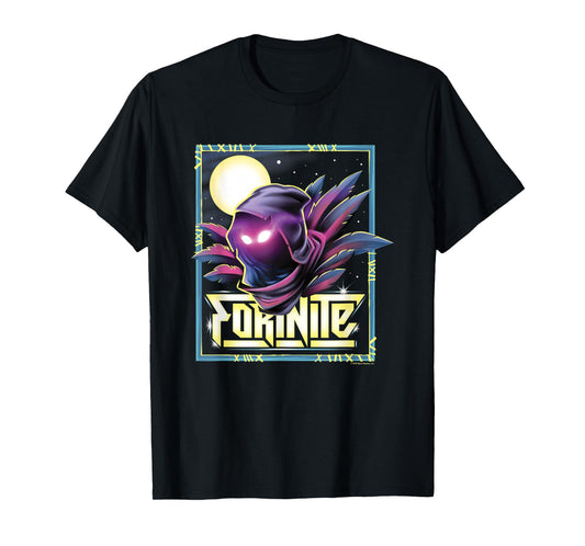 Fortnite Raven Icon Shadow Silhouette Big Chest Poster T-Shirt