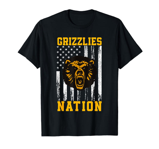 Rocky Mountain Grizzlies Logo Nation HS T-Shirt