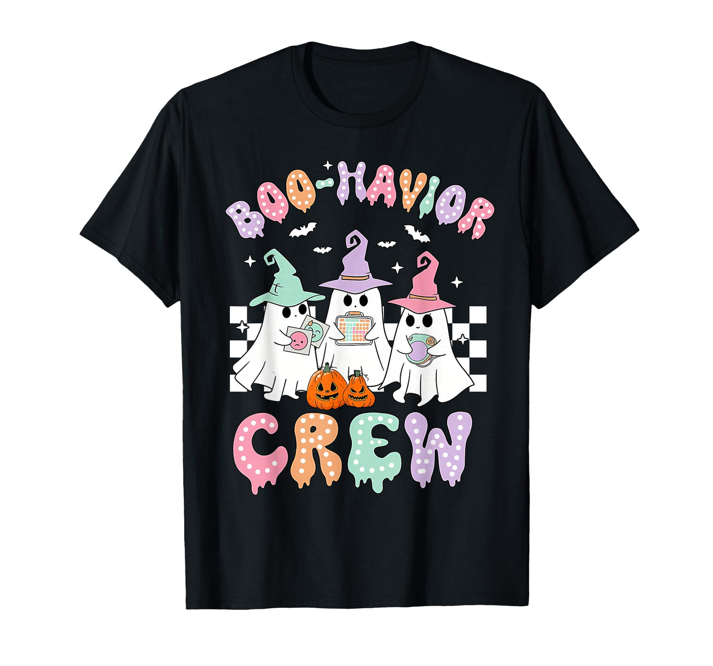 Boo Havior Crew Behavior Analyst Halloween ABA RBT T-Shirt