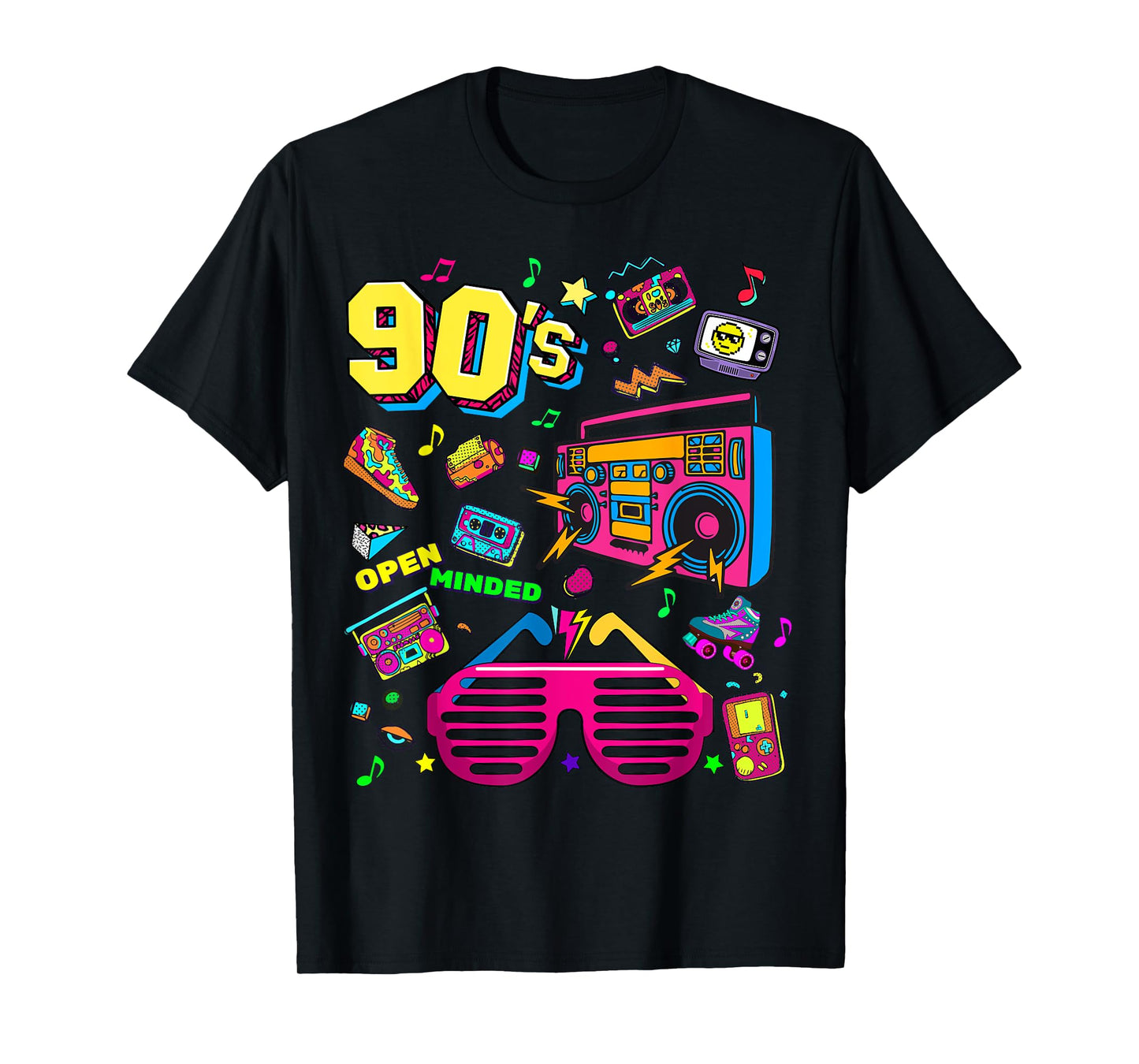 Men's Women's Kids Vintage Retro Back To 90's Graphic Design T-Shirt