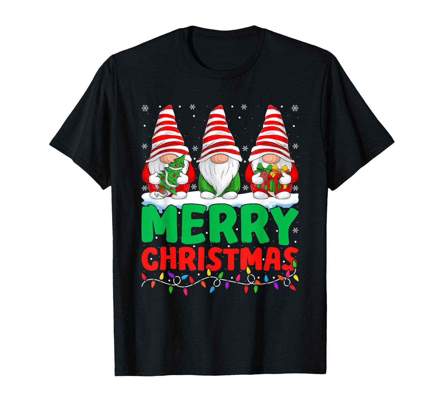Merry Christmas Gnome Matching Family Xmas Squad Gnome T-Shirt