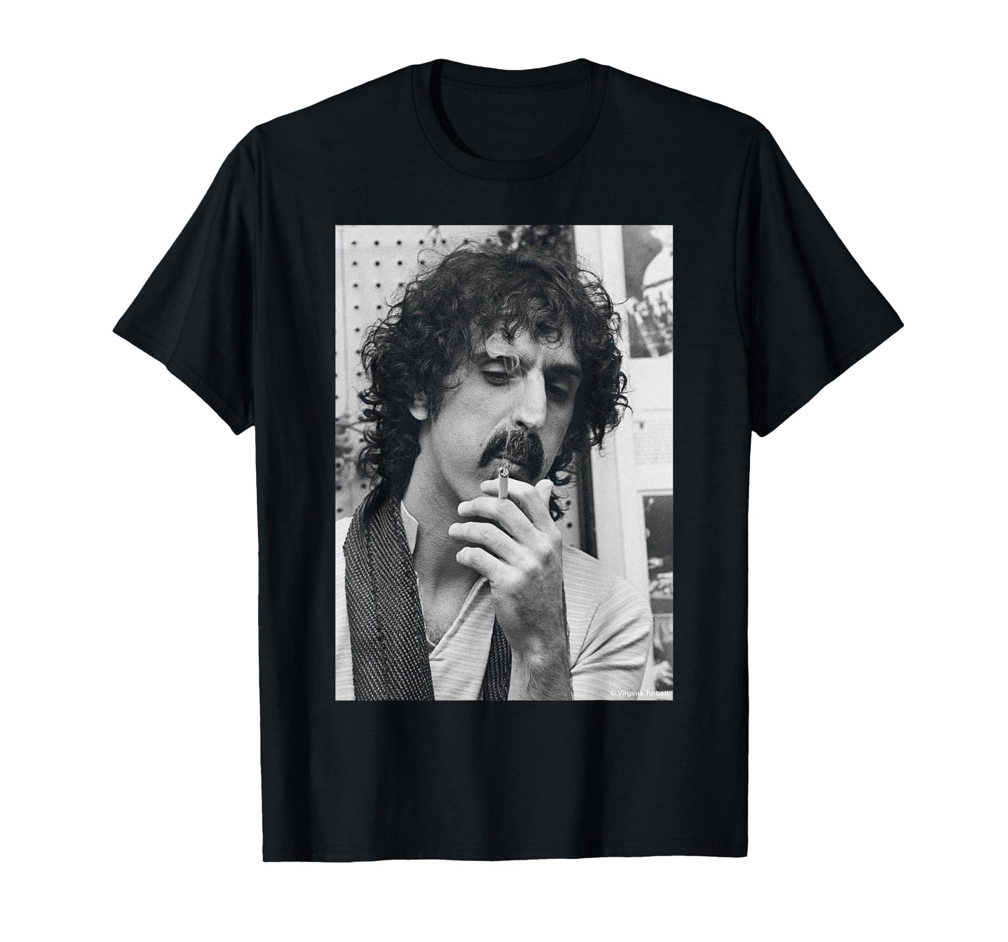 Smoking Frank Zappa By Virgina Turbett T-Shirt