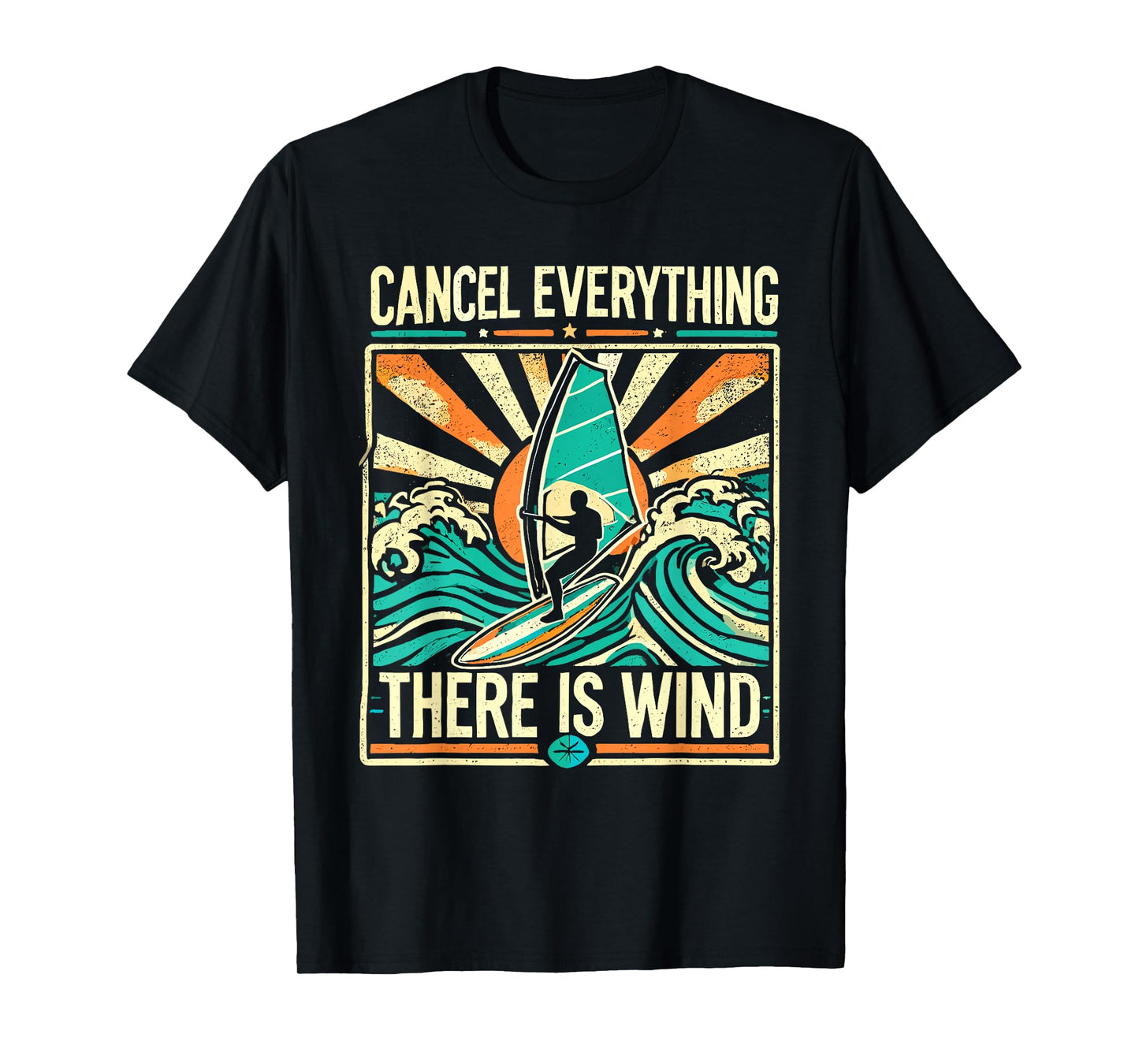 Retro Windsurfing Sayings for Windsurfer Surfers T-Shirt
