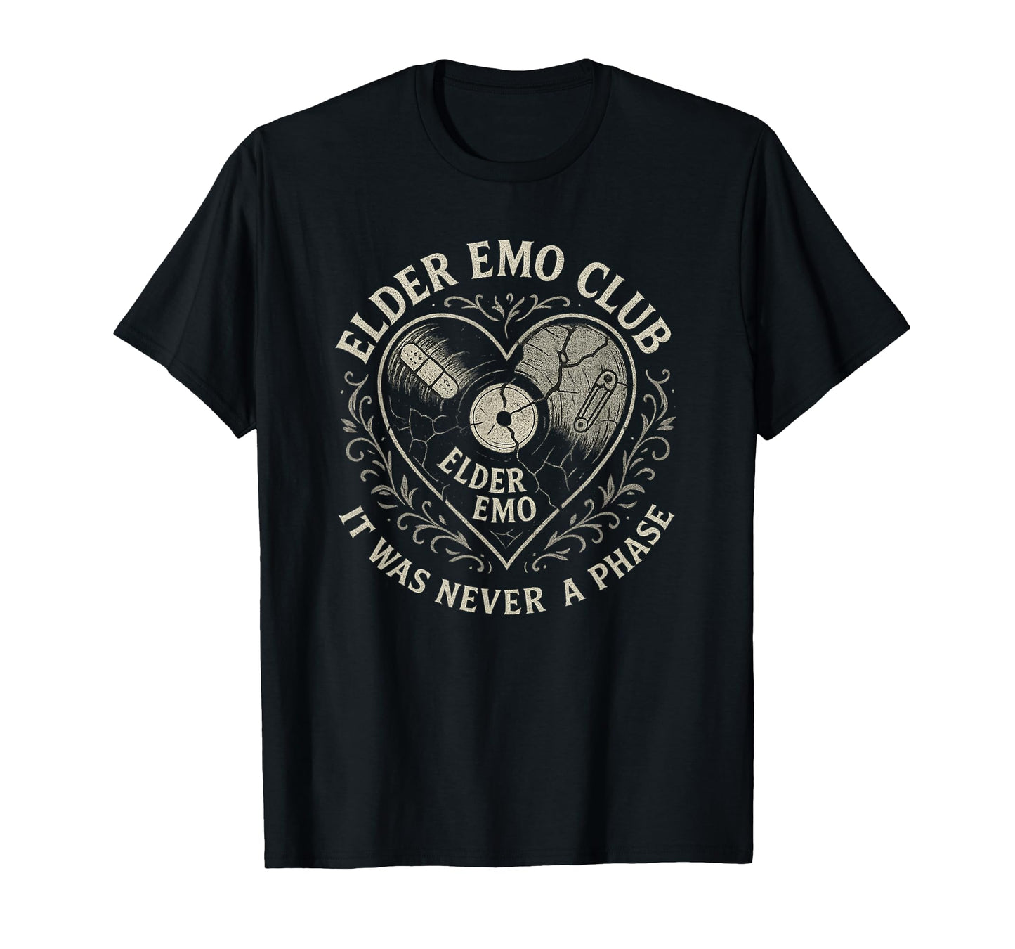 Elder Emo Club It Was Never A Phase Album Vintage T-Shirt