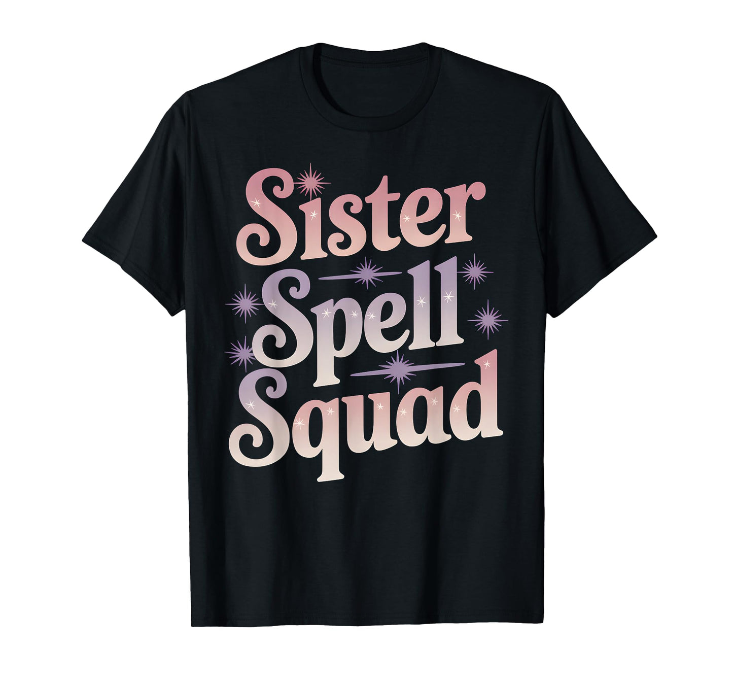 Sister Spell Squad Matching Witch Halloween Outfit T-Shirt
