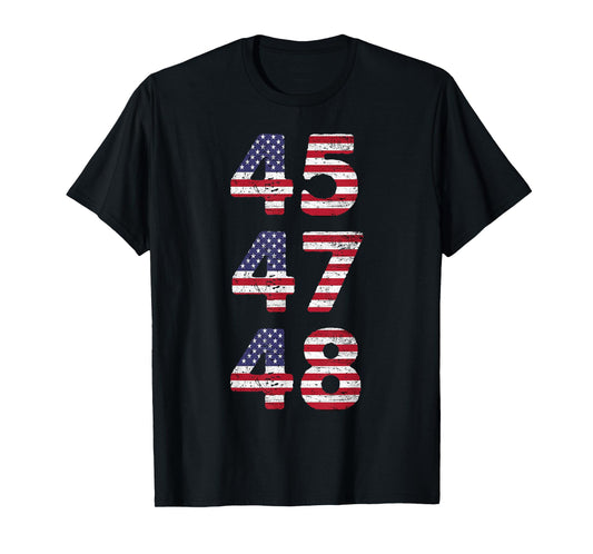 Dolan Trum 2028 45 47 48 Vintage USA Vintage Flag usa T-Shirt
