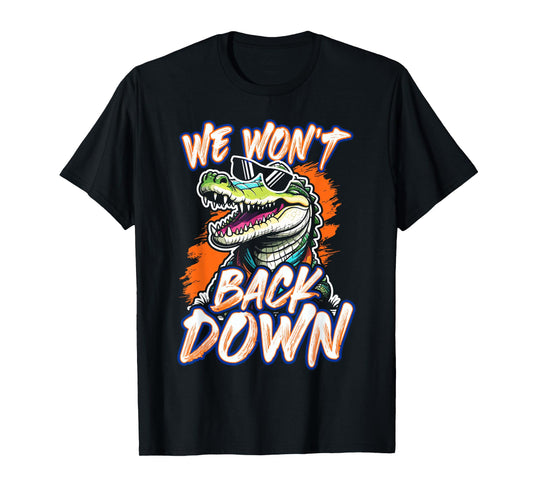 We Won't Back Down Vintage Swamp Gator T-Shirt