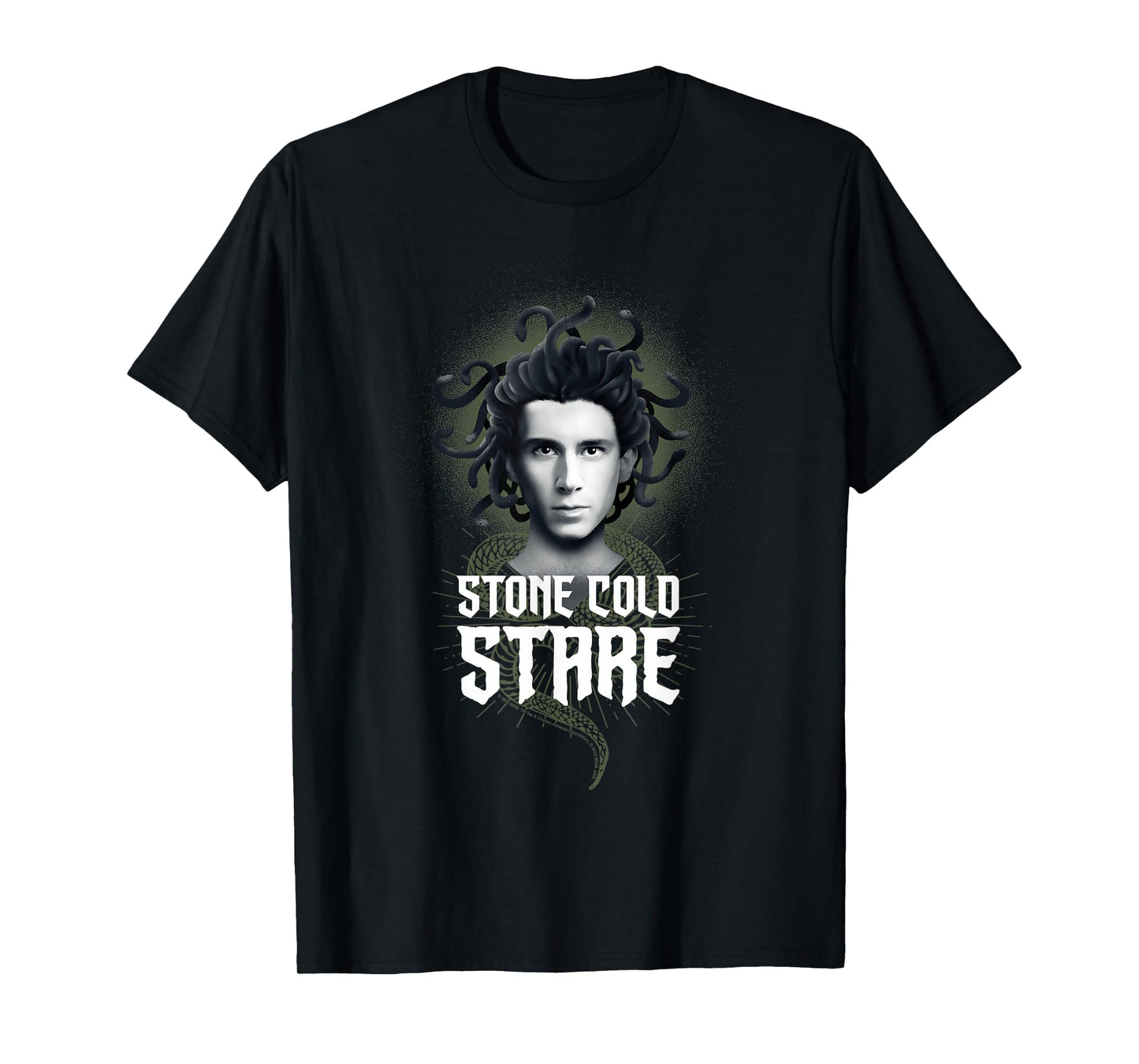 Wednesday Season 2 Stone Cold Stare Ajax Face Portrait T-Shirt