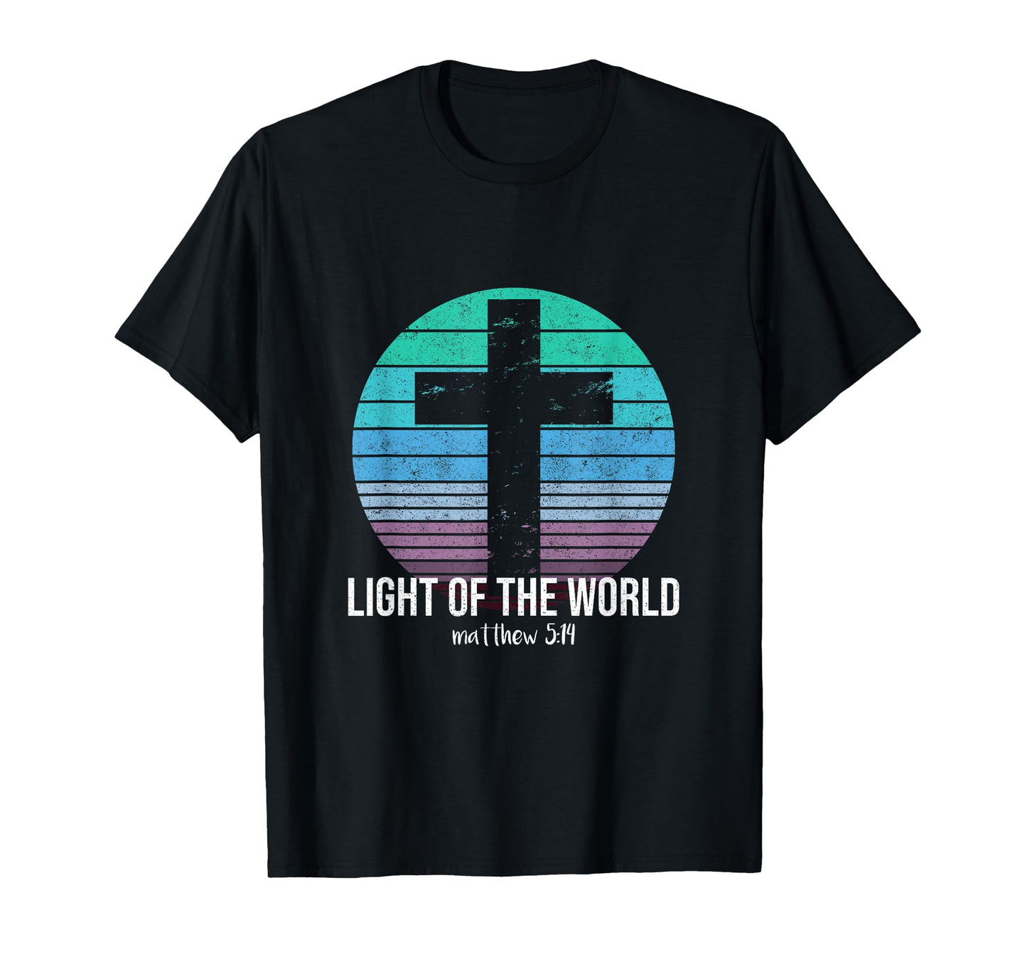 Light Of The World Matthew 5:14 Bible Scripture Christian T-Shirt