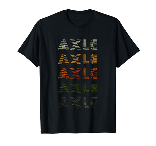 Love Heart Axle Tee Grunge Vintage Style Black Axle T-Shirt