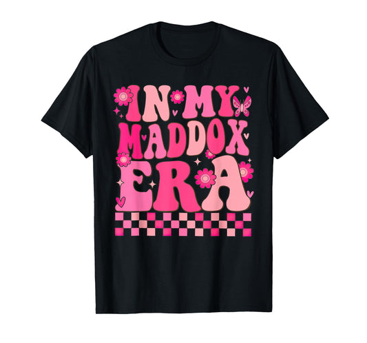 In My Maddox Era Name Personalized Maddox Groovy Vintage T-Shirt