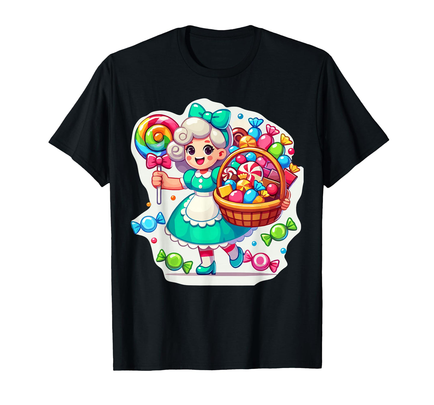 Giant Candy Land Game Crew Candy Land Costumes Adult Women T-Shirt