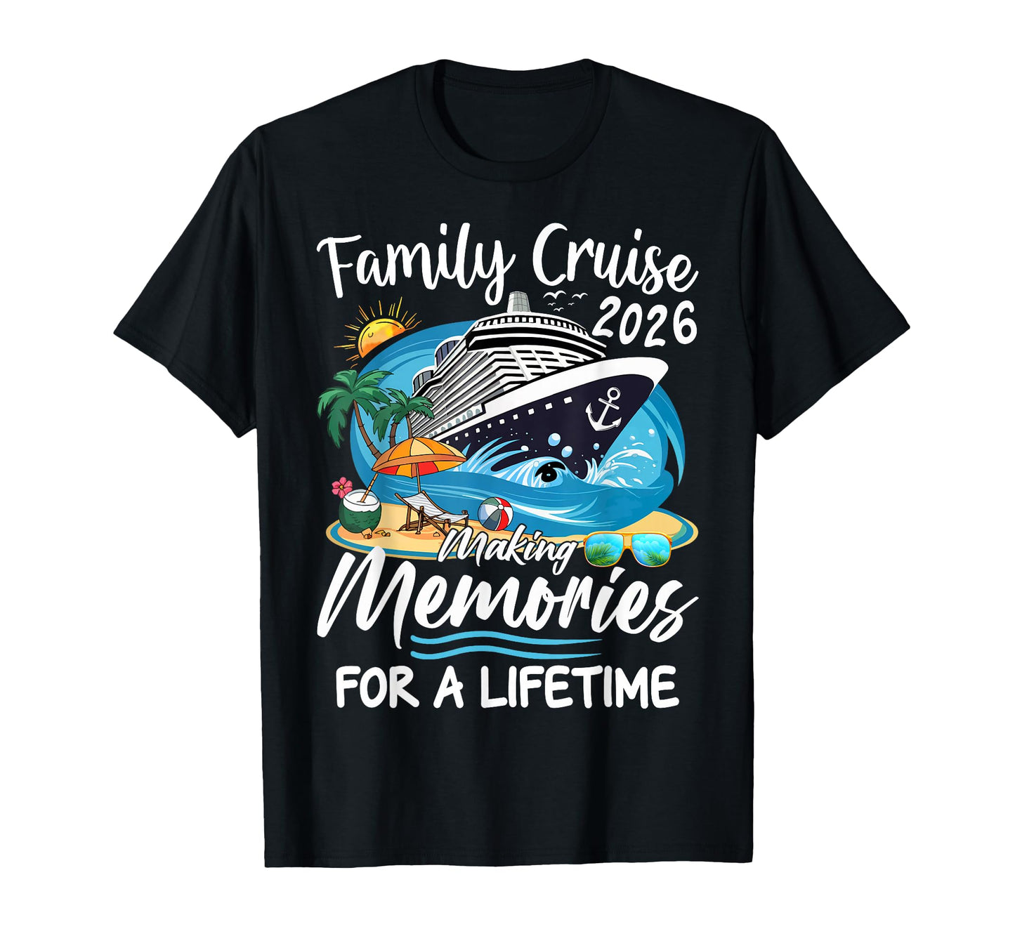 Family Cruise 2026 Family Matching Cruise Vacation Party T-Shirt