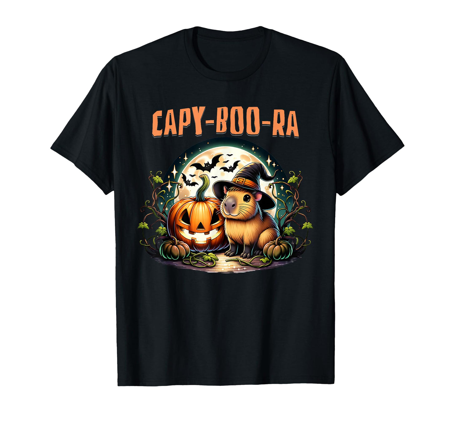 Halloween Capybara Witch Capy-Boo-Ra T-Shirt