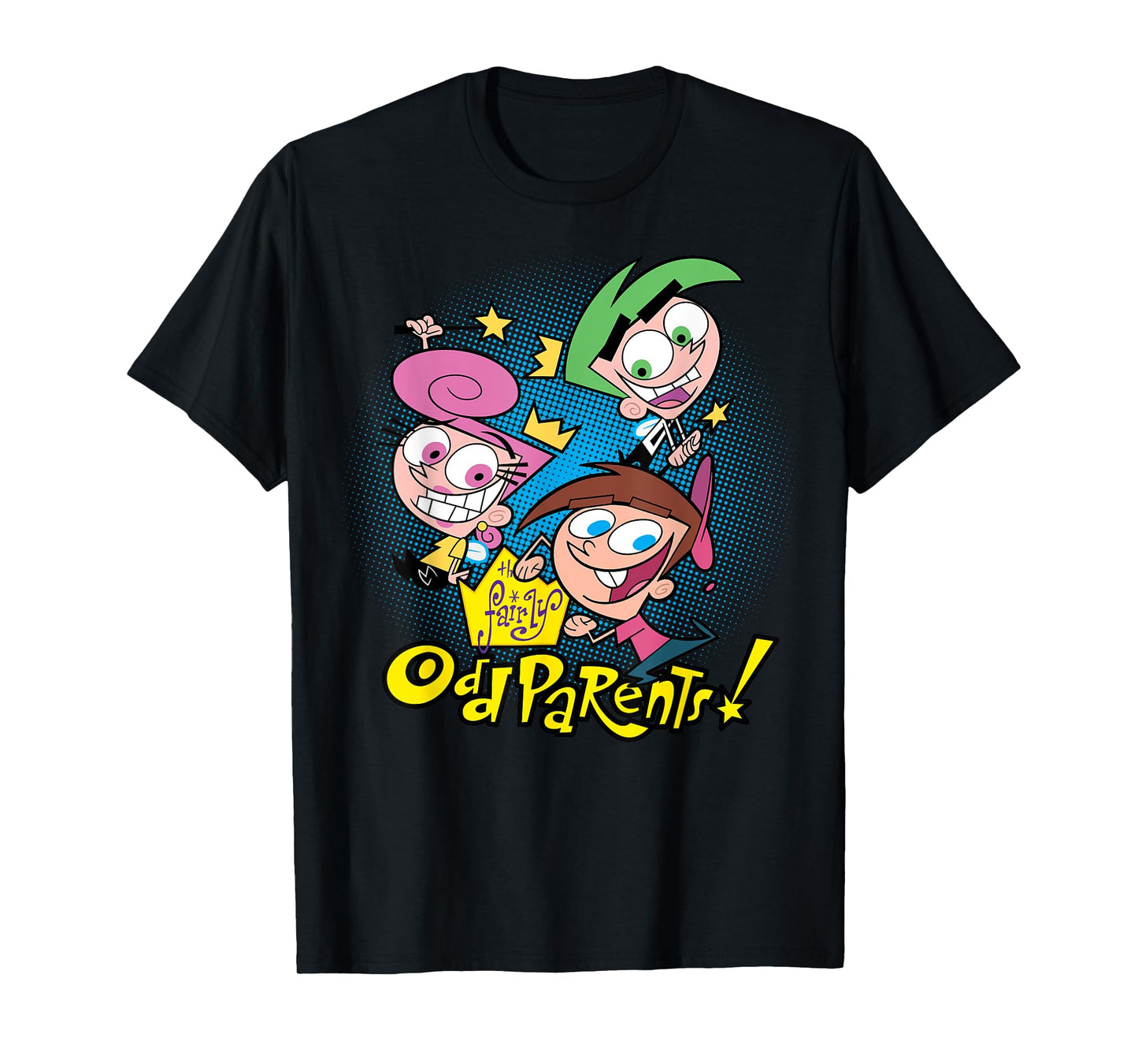 Nickelodeon The Fairly OddParents Timmy Cosmo and Wanda Tee T-Shirt