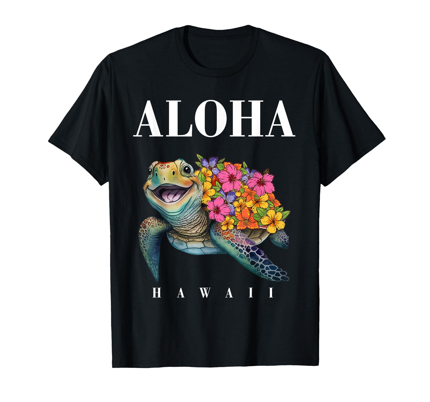 Hawaiian-Shirt Aloha Hawaii Sea Turtle Girl Women Youth Kids T-Shirt