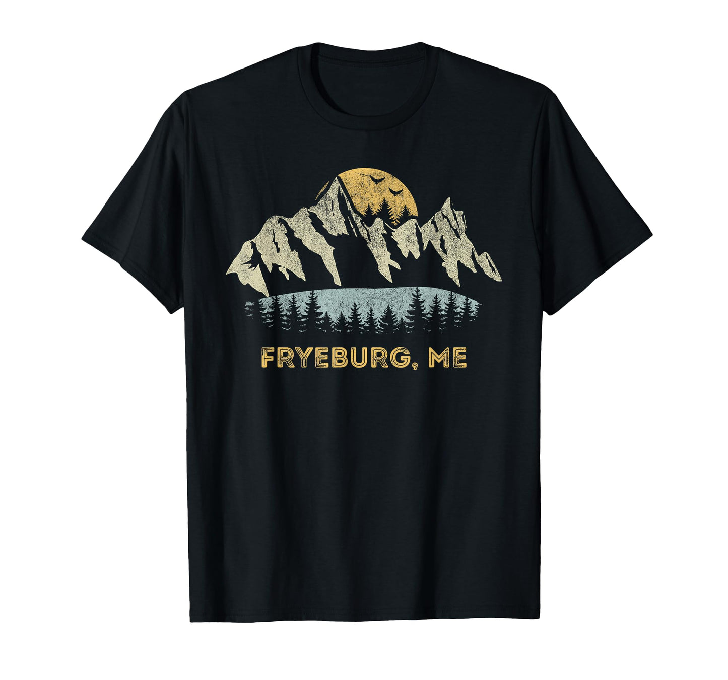 Fryeburg Maine Mountain Sunset Sunrise ME T-Shirt