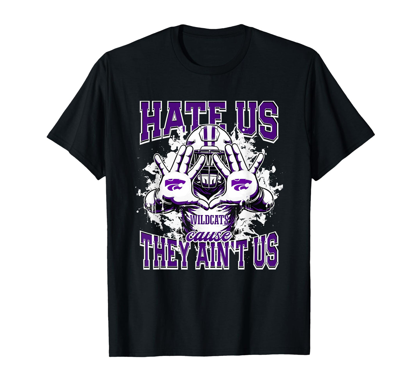 Clovis Wildcats Logo Hate Us Cause They Ain't HS T-Shirt